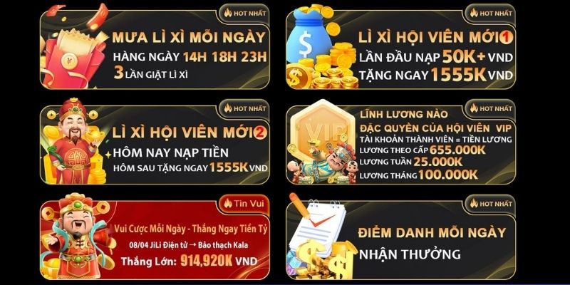 Khuyến mãi giá trị của WIN55 có sức hút rất lớn